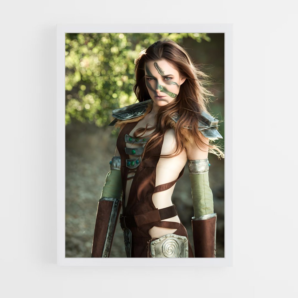 Poster Aela de the – affiche Skyrim (vue 3)